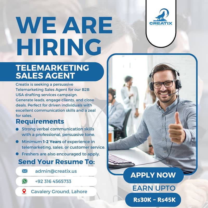 Telemarketing Sales Agent 0