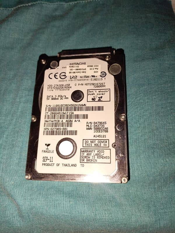 Hard disk 256gb 0