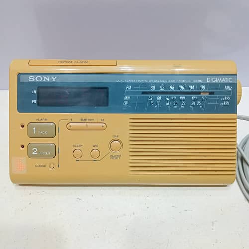 Vintage Sony Digimatic ICF-C220L Alarm Clock/Radio – Working Perfectly 0