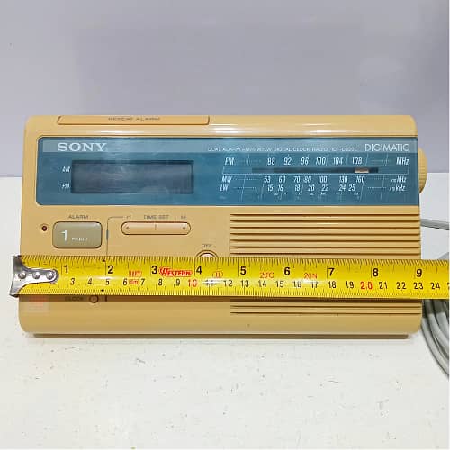 Vintage Sony Digimatic ICF-C220L Alarm Clock/Radio – Working Perfectly 6