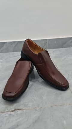 imported leather Shoes from kuwait(42 Size)