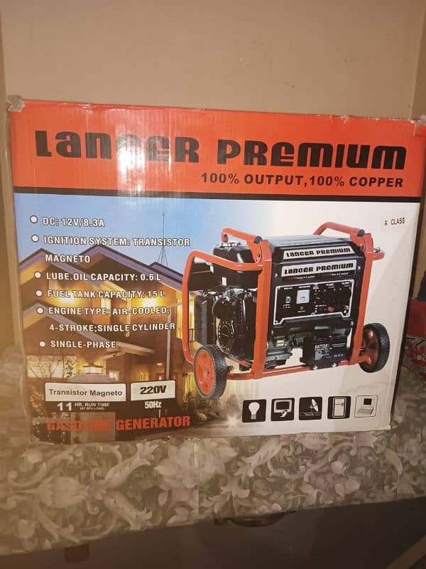 generator for sale only 28 days use  location Joher Morh 03101188962 5