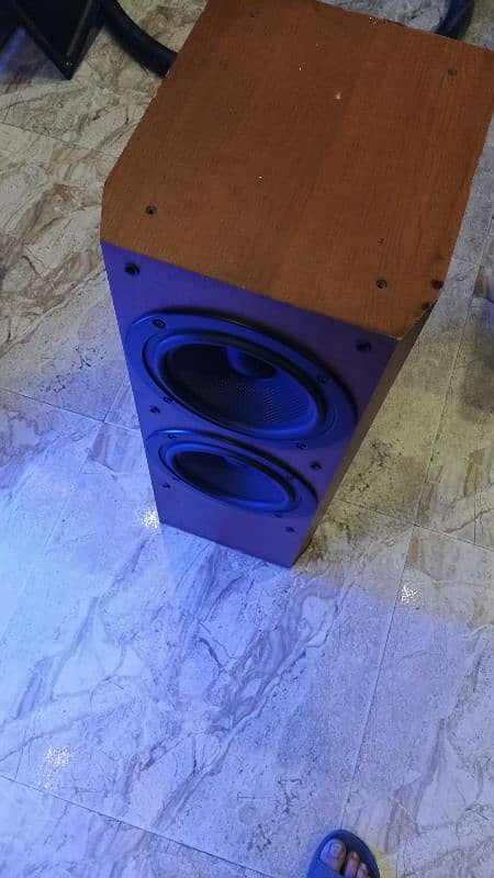 Active Woofer Dual 8" American Wood 2