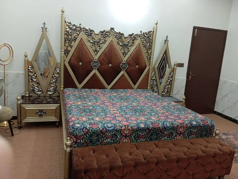 two bed set. . one bridal bed set or one king size bed with seater 0