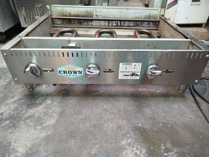 Hot Plate 24 inch by 36 inch imported steel body LPG gas 6