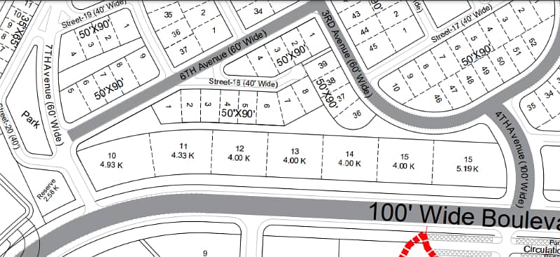 Prestige location Plot for sale in DHA PHASE 4 1