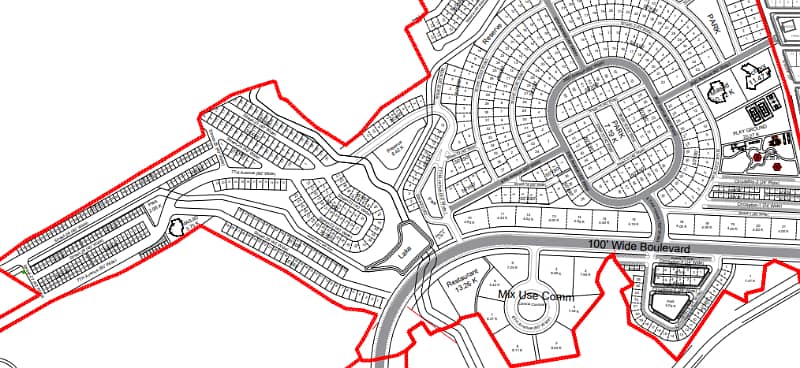 Prestige location Plot for sale in DHA PHASE 4 3