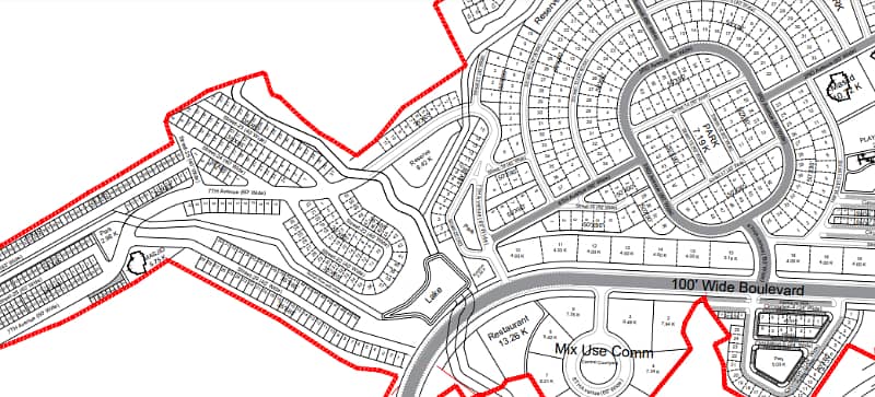 Prestige location Plot for sale in DHA PHASE 4 4