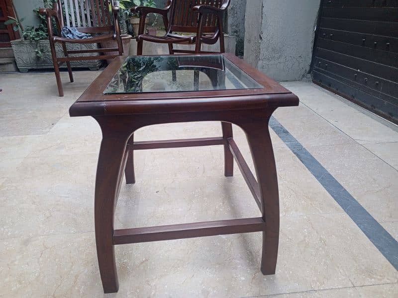 Good Quality Wooden Chairs and Table set mazboot lakar hai 11