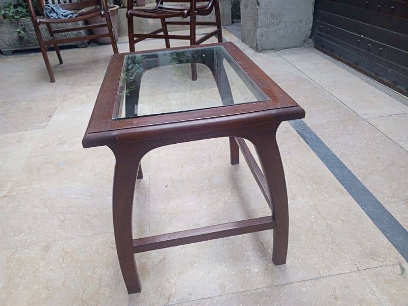 Good Quality Wooden Chairs and Table set mazboot lakar hai 12