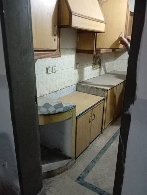 Lower portion for rent 1bad attach bathroom TV launch drawing room kitchen marble flooring wood wark 6