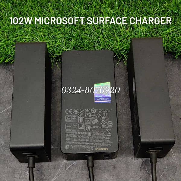 Microsoft Surface Pro Laptop Go Book Charger X 9 8 7 6 5 3 2 65W 102W 3