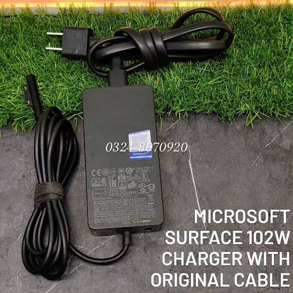 Microsoft Surface Pro Laptop Go Book Charger X 9 8 7 6 5 3 2 65W 102W 9