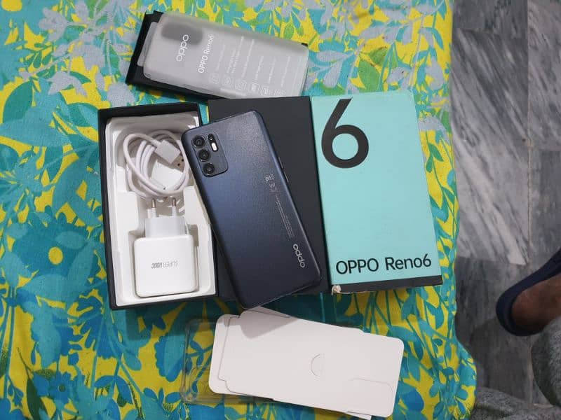 Oppo Reno 6 8-128 10/10 Minor 100% ok Sale/Exchange 1