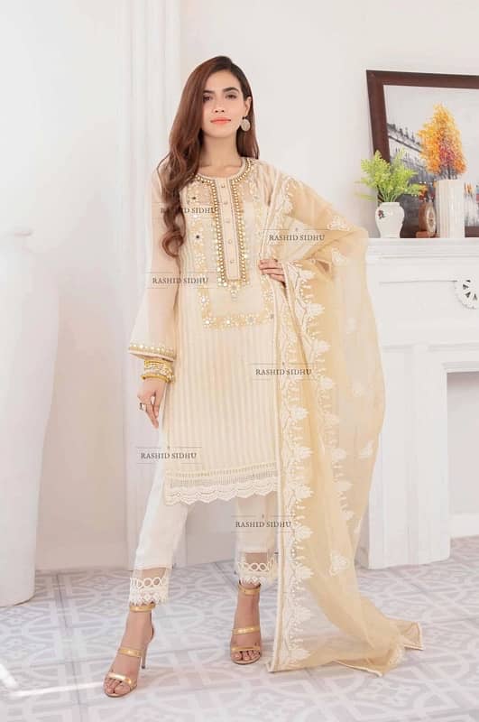 Embroidered Fancy Khuda Baksh Dress 2