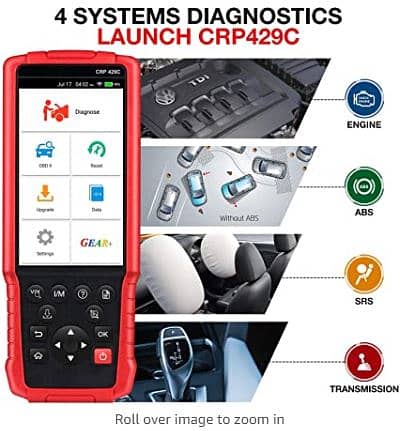 LAUNCH CRP233 PREMIUM CODE READER CAR SCANNER 4 SYSTEM OBD2 ENG AT AB 1