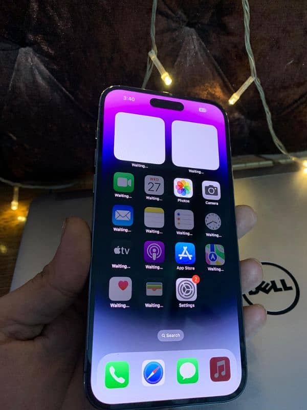 iphone 14 pro max factory unlock LLA 256 gb deep purple 5