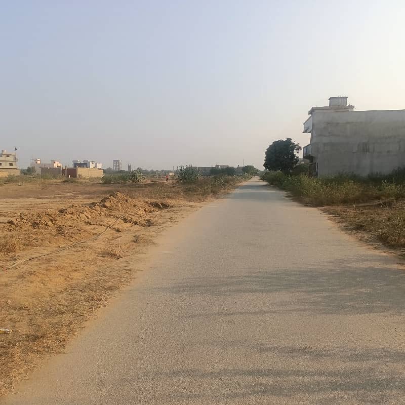 Gulshan- E- Benazir Township Scheme Port Qasim block C plot sale 21