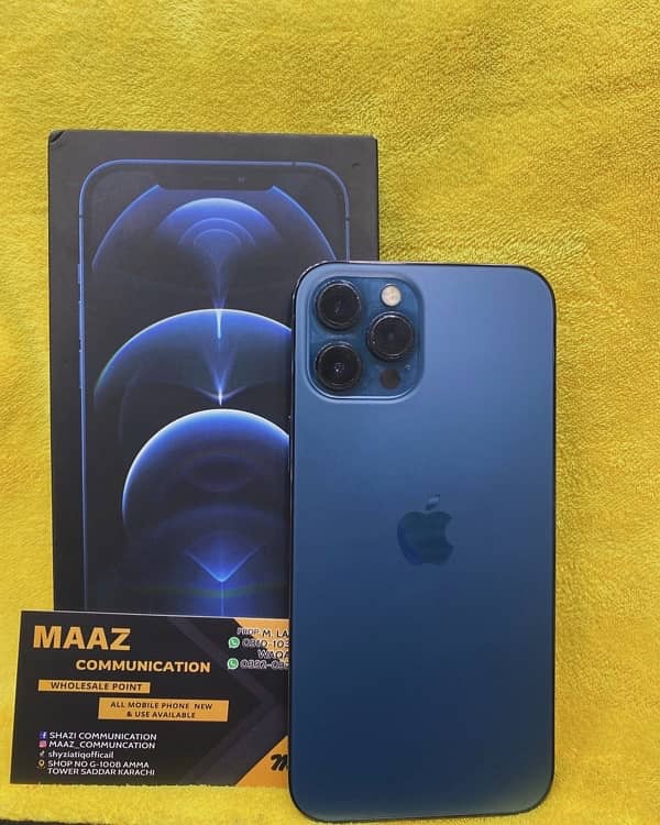 12 pro max 256Gb PTA aproved 0