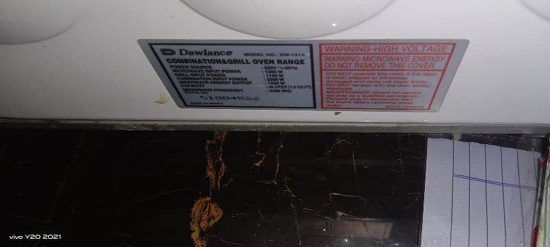 Dawlance Macro oven condition okay 1