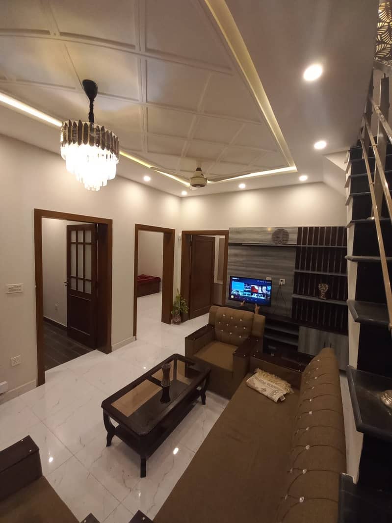 7 Marla Brand New Luxury Furnished Upper Portion Available For rent In Bahria town phase 8 Rawalpindi 2