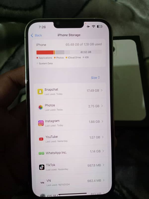 iphone 13 pro jv max non pta 128gb 85%health 8