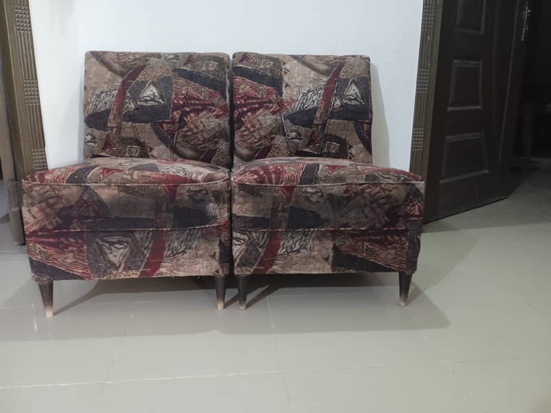 Old five seater sofa 2