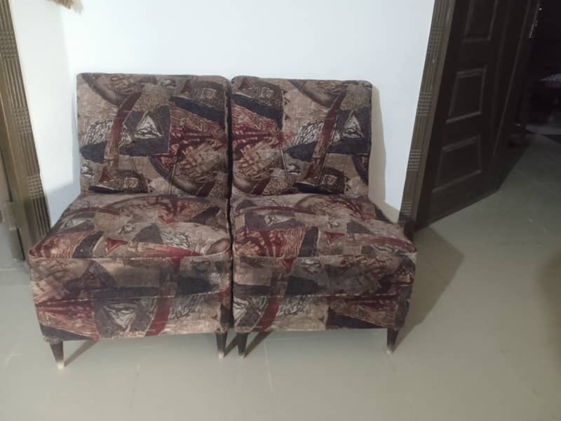 Old five seater sofa 4