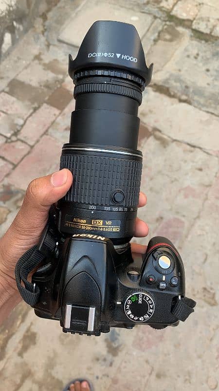 Nikon d3200 with 55 200 zoom lens whatsapp 03274739624 4