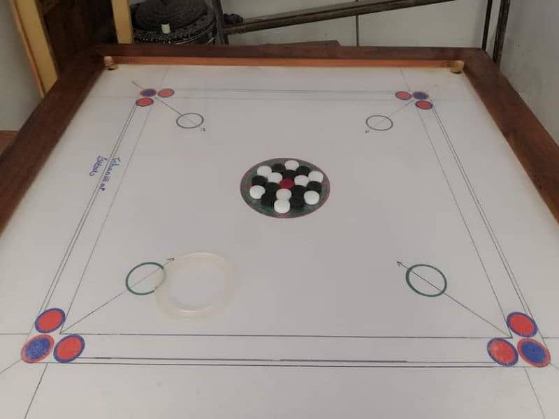 Professional hard pocket carrom board 1