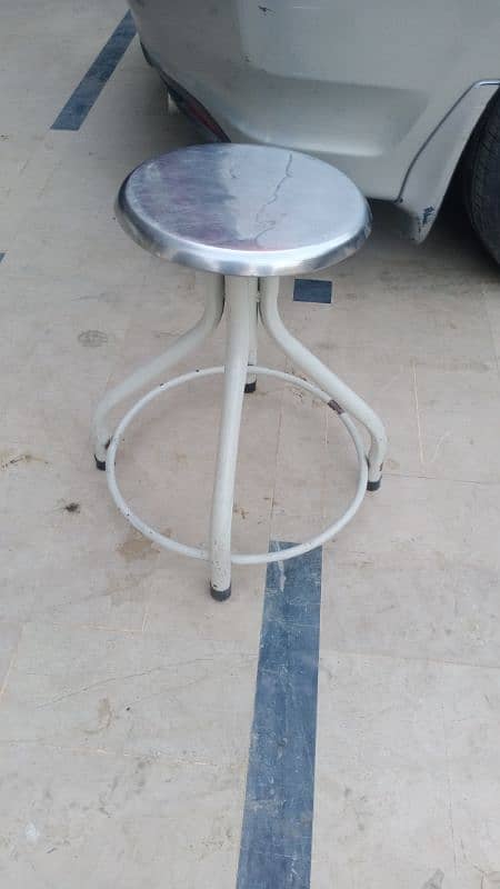 Height adjustable Steel Stool 0