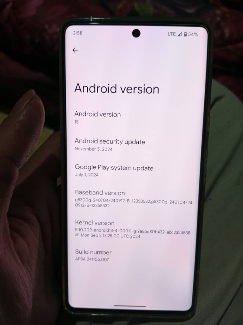 Google pixel 7pro 12GB PTA approved 10%10 new osam camra 15 update 2