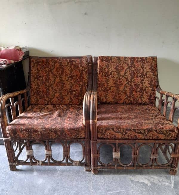 sofa set make baint/ bamboo wood 1