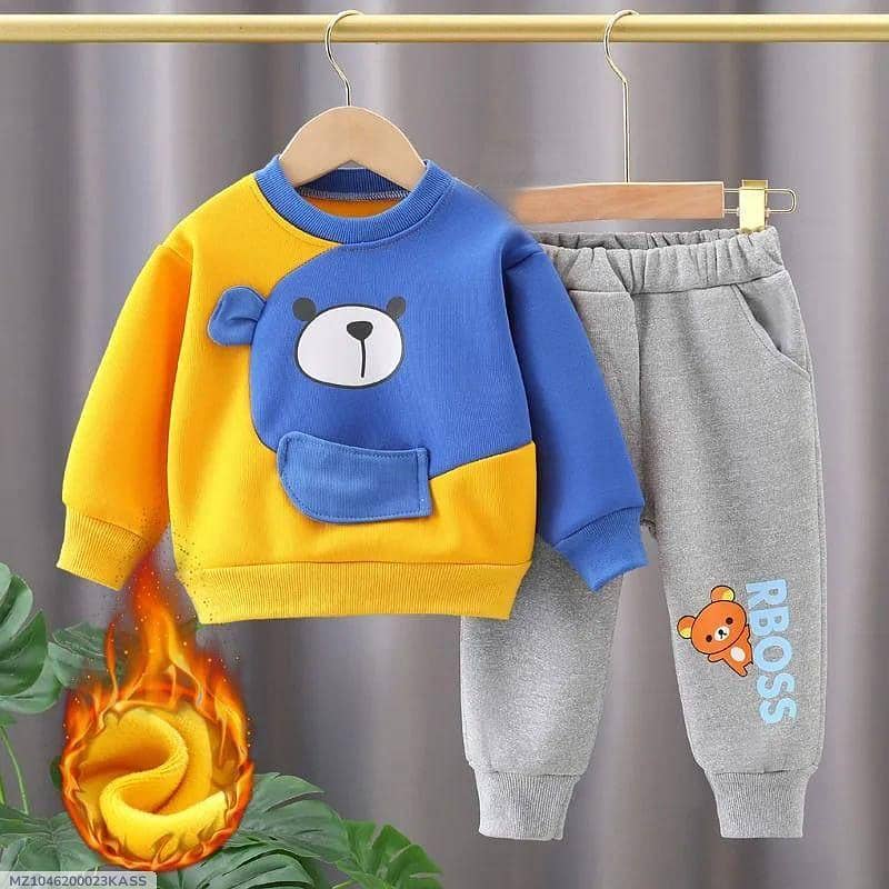 2 PCs Printed Sweatshirt Track Suits (FREE DELIVERY ALL OVER THE PAK. ) 6