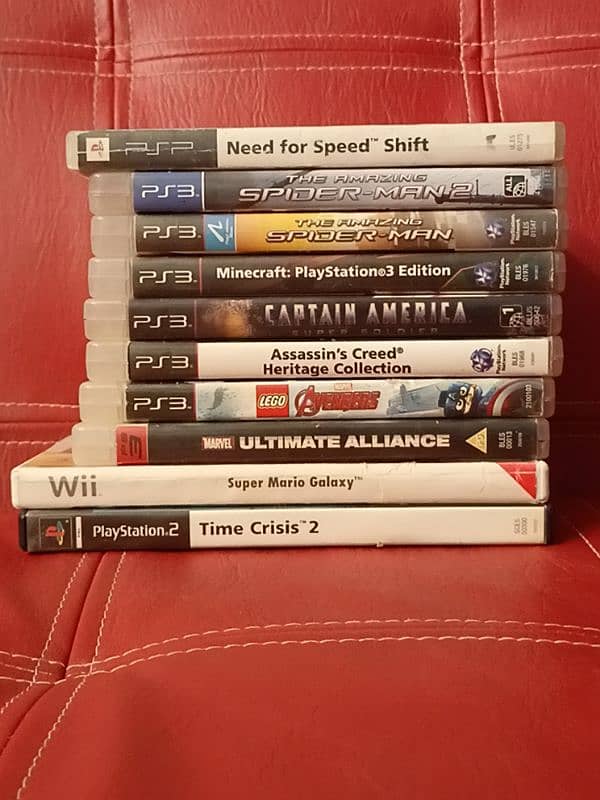 PS3 games (along with 3 others, psp, ps2, wii) Game lot 0