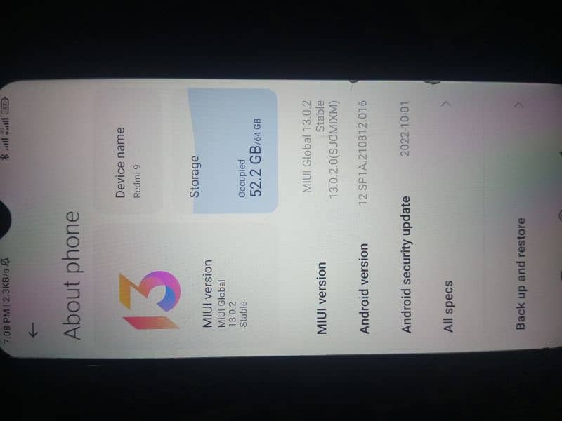 redmi 9 4gb 64gb for sale excellent battery timing 0