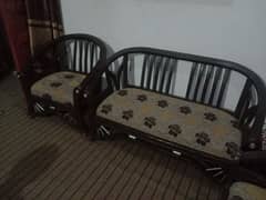 4 Seater wooden sofa set