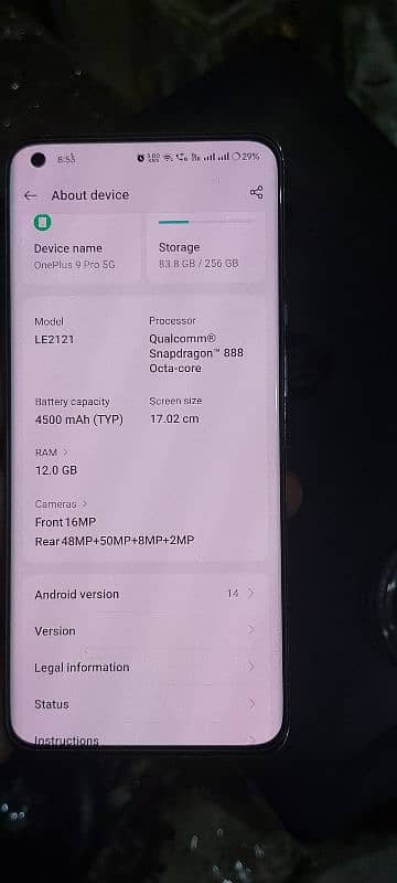 OnePlus 9 pro dual global 7