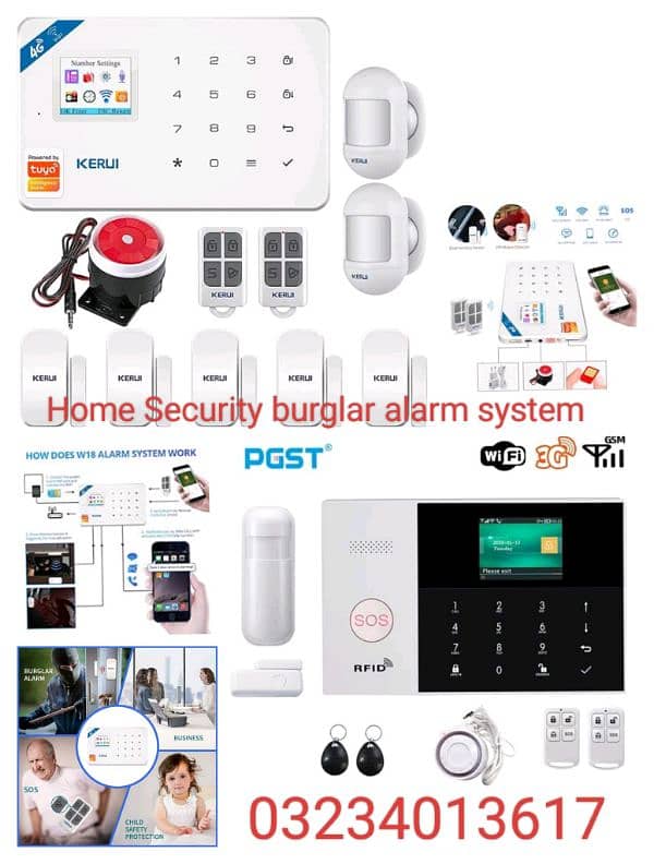 home security system burglar alarm system kids room security 0