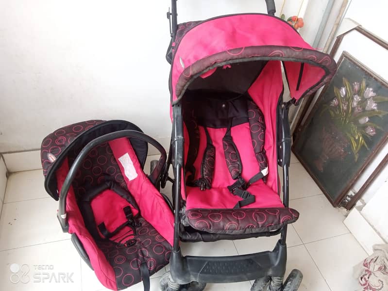 Baby stroller and cot 2