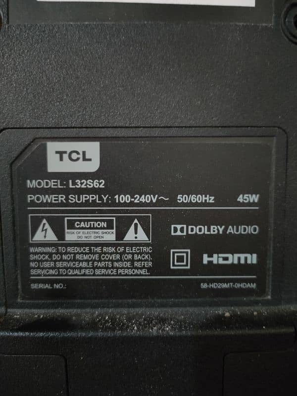 TCL Smart Lcd 32” 2