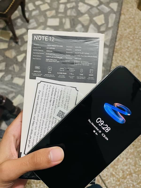 infinix Note12 G96 8/128gb 1