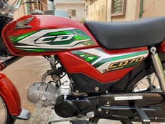 Honda CD 70 2023 model rabta 03315996053 islamabad number