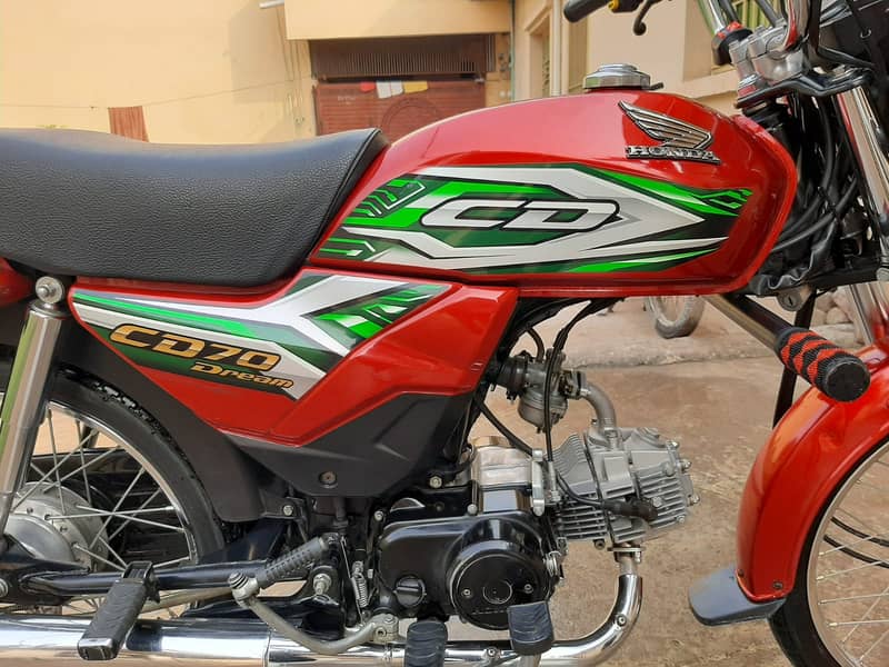 Honda CD 70 2023 model rabta 03315996053 islamabad number 2