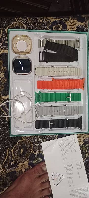 smart watch 7 stip all coler with box  1 week bettry trimming 1