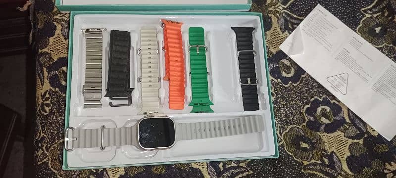 smart watch 7 stip all coler with box  1 week bettry trimming 2