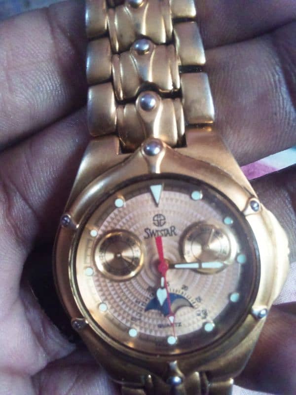 swister gold plated 18k 3