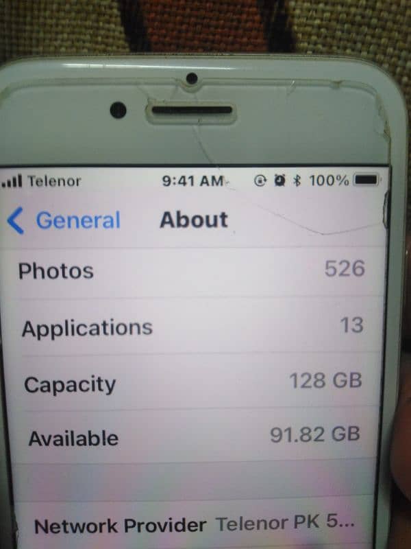 iPhone 7 128GB pta approve battery charge 10 /10 condition 1