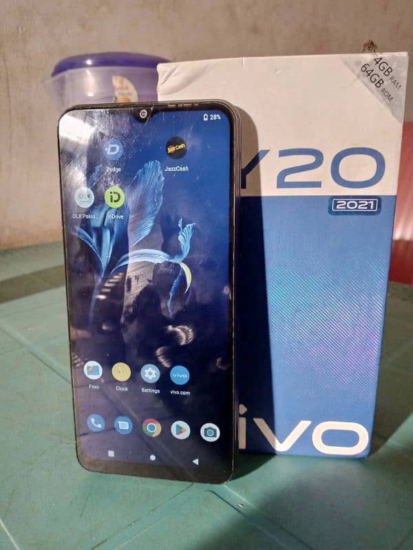 Vivo y20 with box 3