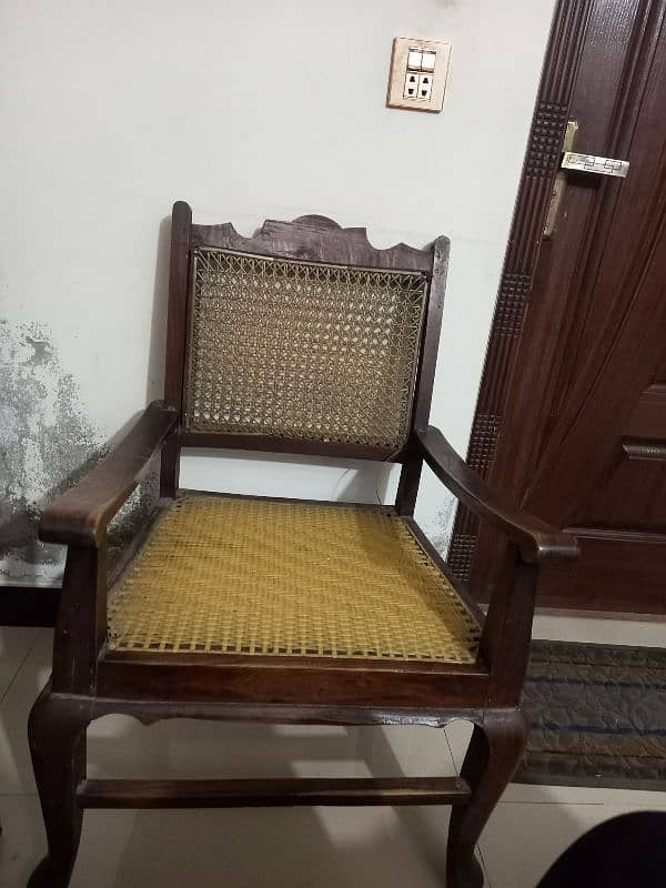 4 Nos wooden chair very good condition urgent sale 3